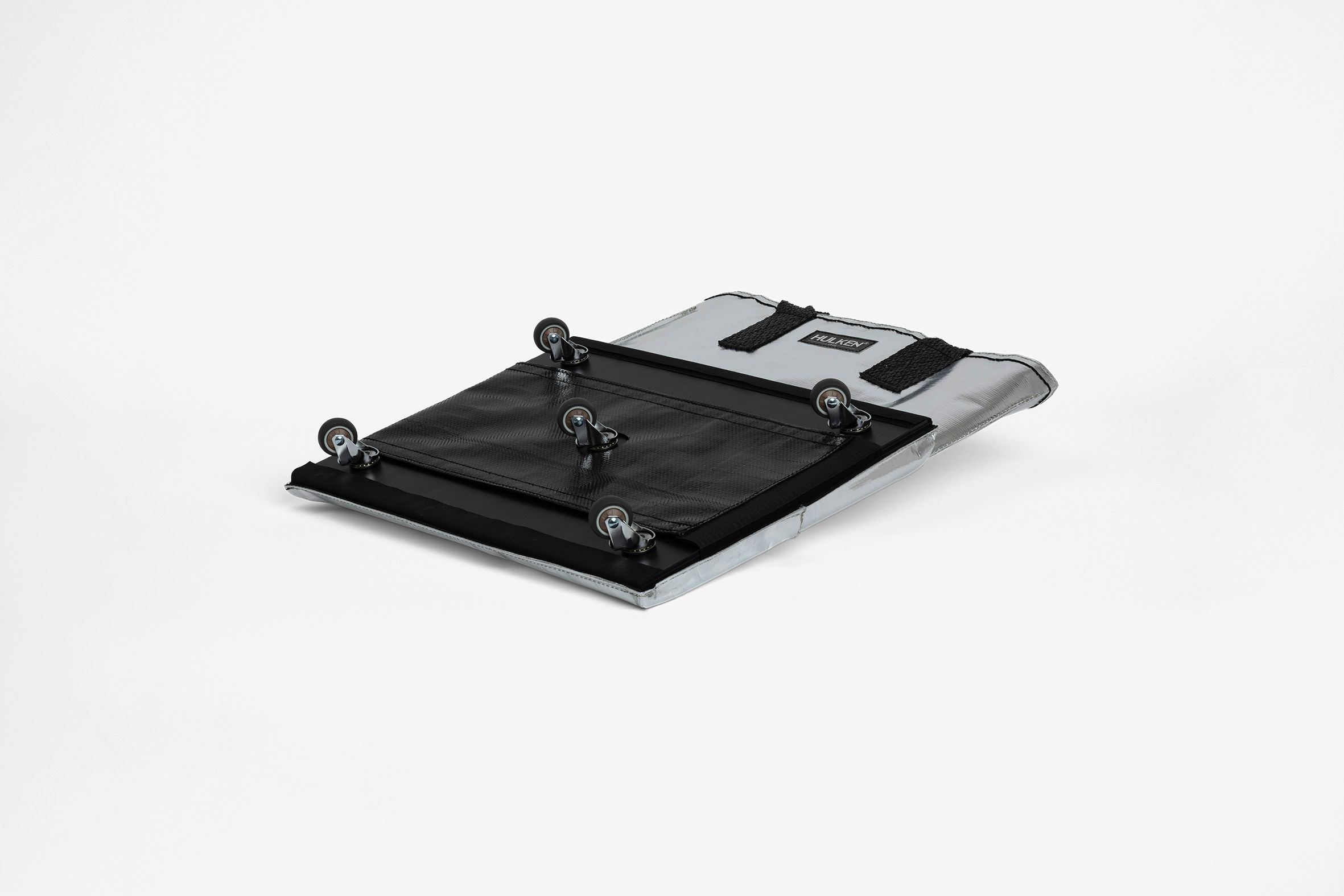 Rolltasche - large, silver