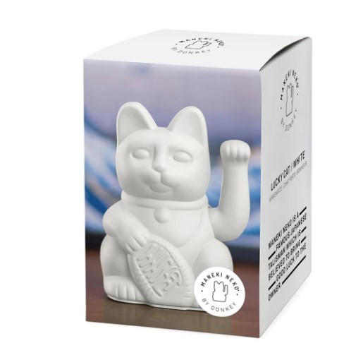 Winkekatze weiß